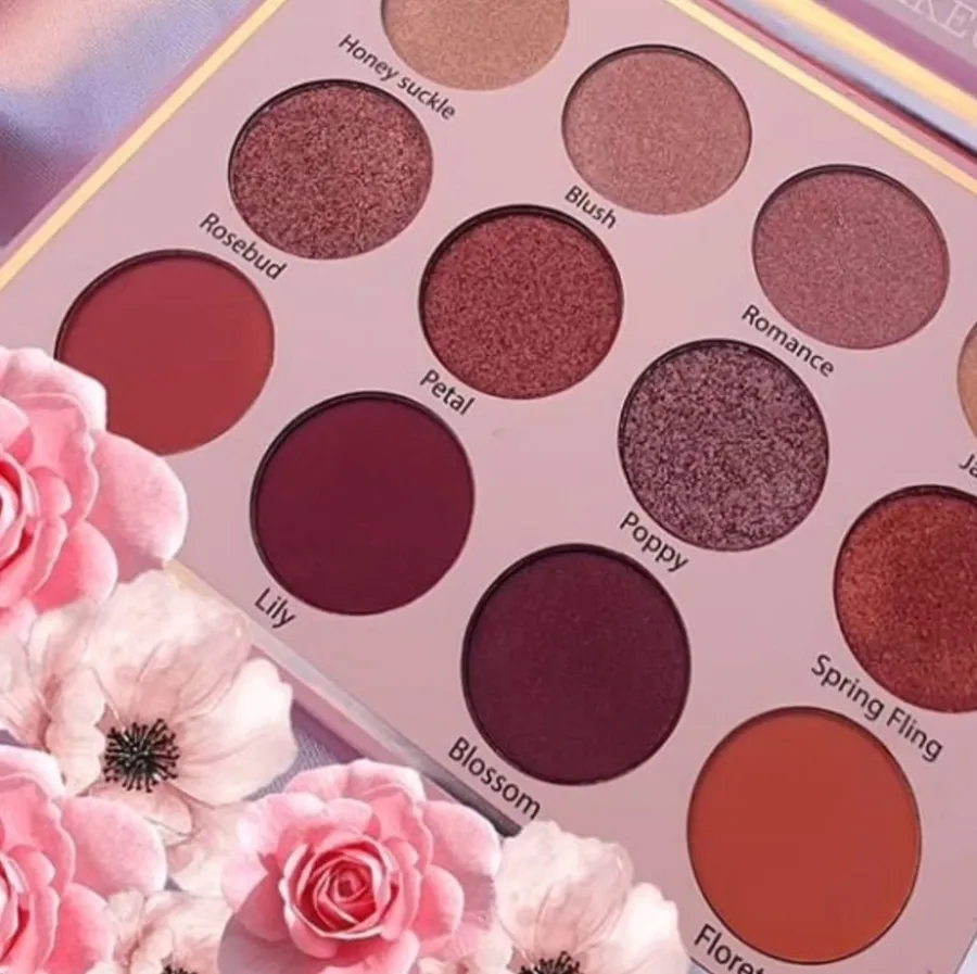 Paleta de sombras floral — Por confirmar